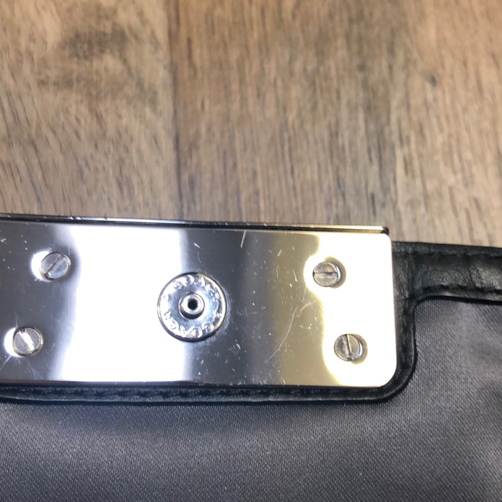COACH Black Leather Crossbody Bag - Picture 7 of 8